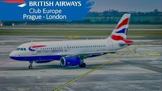 British Airways Airbus A319 | Club Europe | Prague ️ Heathrow