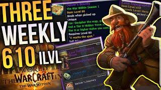 The War Within Delves News! Groups are OP & 3 610ilvl Items Weekly!