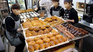 Unbelievable work of young bakers from 5 a.m.! Best bakery which won a Korean bread contest