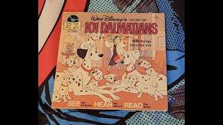 Disney 101 dalmatians 1982 book on record