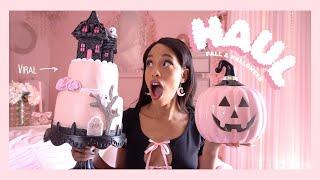 Halloween Haul | PINK & GIRLY, Burlington, Home Goods, Marshalls & Ross