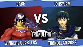 TrøndeLAN 2022 Melee WQ // Gabe (Captain Falcon) VS JohsyJam (Marth)