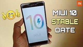 MIUI 10 Global Stable Rom Release Date & Update Schedule