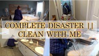 COMPLETE DISASTER!! ||CLEAN WITH ME || CLEANING MOTIVATION || Domestic Diva Home Cleaning