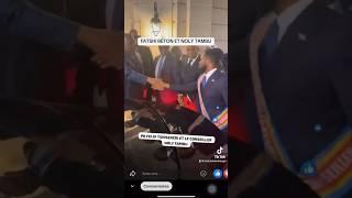 #PARIS PRÉSIDENT FÉLIX TSHISEKEDI ÉCHANGE AVEC LE CONSEILLER NOLY TAMBU A L’AMBASSADE DE LA RDC 