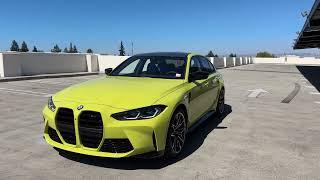 Introducing the 2024 M3 Competition xDrive in Sao Paulo Yellow | 4K