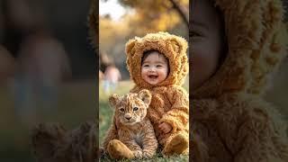 Cute baby animals AI generated video #cute #shortvideo #shorts #ai