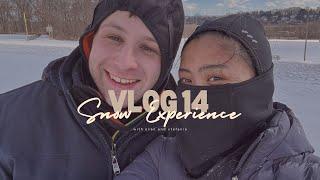 FIRST TIME MAGLARO SA SNOW | QUICK GROCERY | Evan&StefaniaVlogs