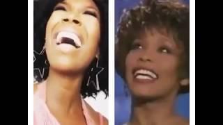 Brandy vs Whitney Houston - Guide oh Thou Great Jehovah