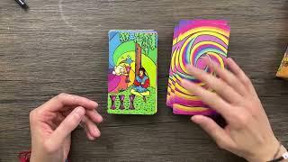 Unboxing and Walkthrough of Trippin Waite Tarot Deck by Tarot Collectibles! 