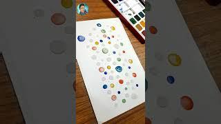 Colourful Water Droplets   #shorts