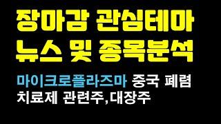 심플 관심주식채널[심플 관심종목tv아님]마이크로플라즈마 중국 폐렴 치료제 관련주마스크, 항생제, 호흡기