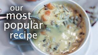 Creamy Wild Rice Soup: Vegan Vitamix Recipe!