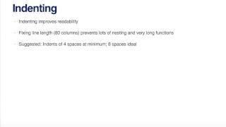 Coding Standards in R