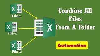 Excellent Way to Combine All Excel Files in a Folder Automatically (In Hindi)