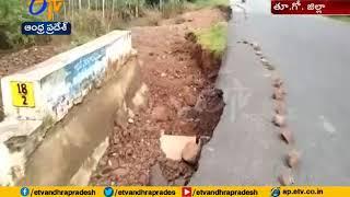 Crops & Road Destroyed | Due to Flood Water | in Konaseema @ East Godavari Dist