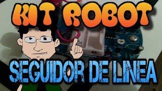 Kit Robot D2-5 Seguidor De Linea Mejorado Para Ensamblar