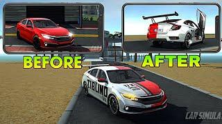 My New Car Honda Civic Modification  Car Simulator 2 New Update Gameplay