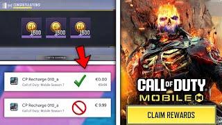 How To GET FAST 1600 FREE COD POINTS IN COD MOBILE With Google Play!