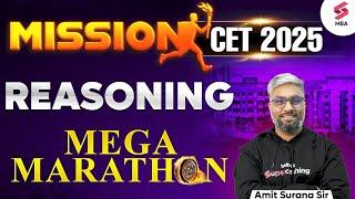 Mission MAH MBA CET 2025 | MAH MBA CET 2025 Logical Reasoning Mega Marathon | Amit Surana Sir