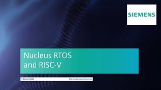 RISC-V Support in Nucleus 4.1.0