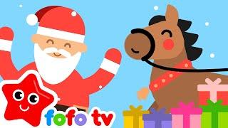  Jingle Bells Song with Lyrics | Sing Along Christmas Song for kids with Santa