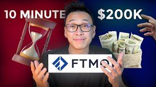 $200K FTMO Payout in 10 Mins FULL Breakdown