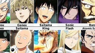 Best Friends of One Punch Man Characters