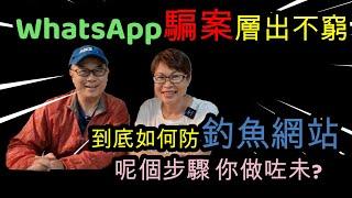 【1128】WhatsApp騙案層出不窮,到底如何防釣魚網站 ?呢個步驟 你做咗未?｜網絡安全｜防止WhatsApp 騙案｜