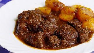 ¡Un solo plato nunca será suficiente! ¡Comida abundante increíble y deliciosa! carne guisada