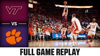 Virginia Tech vs. Clemson Full Game Replay | 2024-25 ACC Men's Basketball