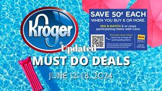 *NEW FREEBIES!* Kroger UPDATED Must Do Deals for 6/12-6/18 | FREE Cereal & Ketchup + MORE!