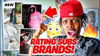 RATING My Subscribers Clothing Brands (SCALE TO $100K LIKE THIS)