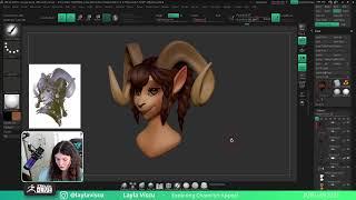 Exploring Character Appeal – Layla Viscu – ZBrush 2025
