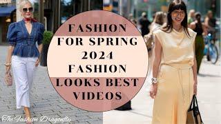 FASHION FOR SPRING AND AUTUMN 2024  FASHION LOOKS BEST VIDEOS