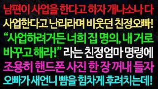 실화사연-남편이 사업을 한다고 하자 개나소나 다 사업한다고 난리라며 비웃던 친정오빠! “사업하려거든 너희 집 명의, 내 거로 바꾸고 해라!” /노후/사연/오디오북/인생이야기