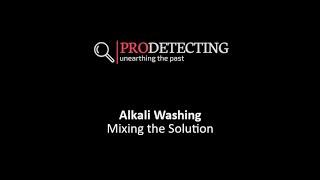 ProDetecting Workshop: Mixing Alkali Solution #metaldetecting #coins #livedigs #coincleaning