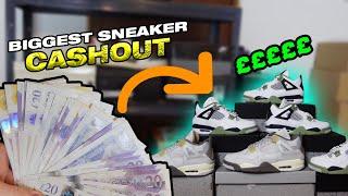 MASSIVE SNEAKER CASHOUT! (Day In The Life FULL Time Sneaker Reseller)