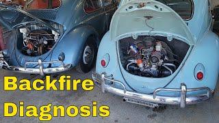 Backfiring VW engine What causes this? How to diagnose it?