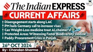 The Indian Express Newspaper Analysis | 26 Oct 2024 | Daily Newspaper Analysis | Current Affairs