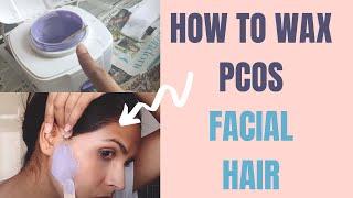 HOW I WAX MY FACIAL HAIR/ BEARD! | Bhavi Byrne