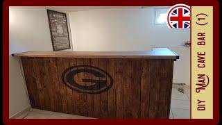 Homemade bar for your Man Cave (Part 1) | DIY bar