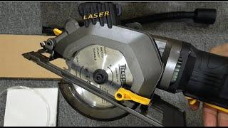 Multifunctional Electric Mini Circular Saw With Laser - Unboxing