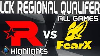 KT vs FOX Highlights ALL GAMES | LCK Regional Qualifer | KT Rolster vs BNK FearX by Onivia