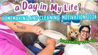 DAY IN THE LIFE HOMEMAKING AND CLEANING MOTIVATION 2024