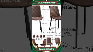 seonyou Brown Dining Chairs Set of 6 for Kitchen,  #gadgets | #shorts