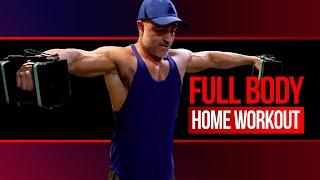 Full Body Dumbbell Workout At Home (Follow Along!)