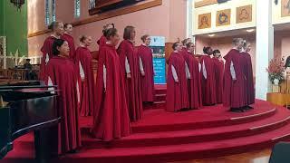 The Woodford House Chapel Choir at Big Sing 2018