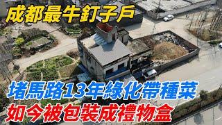 成都「最牛釘子戶」：堵馬路13年,綠化帶種菜,如今被包裝成禮物盒【秘境追蹤】#聽村長說官方頻道#人間易拉罐#seeker牛探長#談笑娛生#叉雞#宇宙大熱門#午夜兇鈴