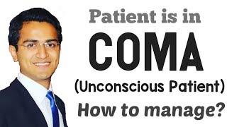 Coma (Comatose Patient) Unconscious Patient First Aid Emergency Care Treatment & Management, USMLE